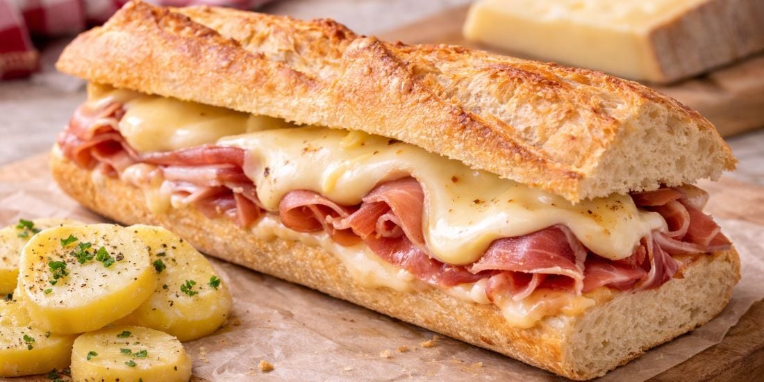 12) Le sandwich raclette anti-gaspi