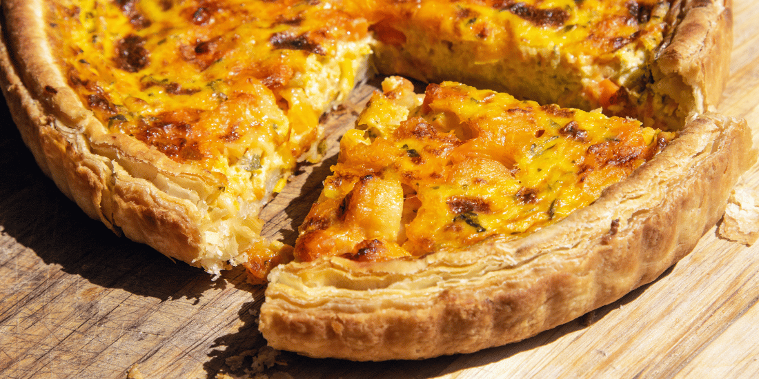 5. Quiche aux poireaux, comté et moutarde