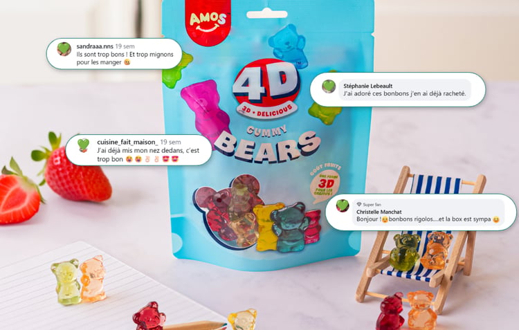 Avis Gummy Bears 4D Amos