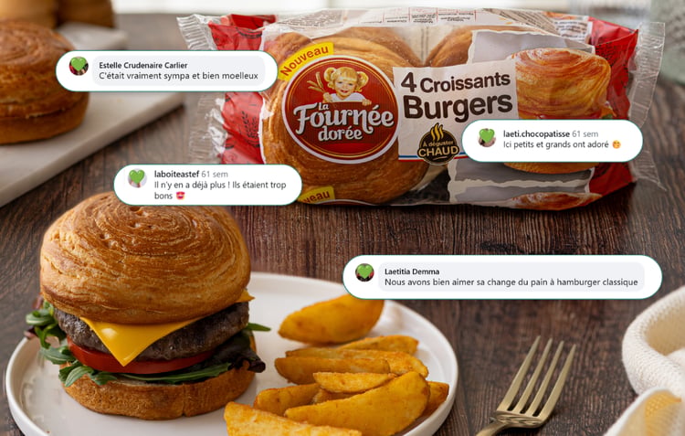 Avis Croissants Burgers La Fournée Dorée