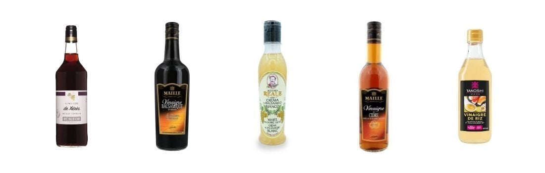 Exemples de vinaigre pour une bonne vinaigrette maison !