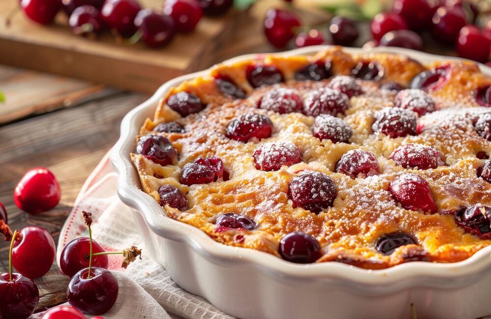 Le clafoutis du Limousin en France