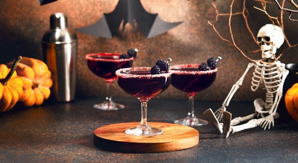 Les options de boisson pour une soirée halloween
