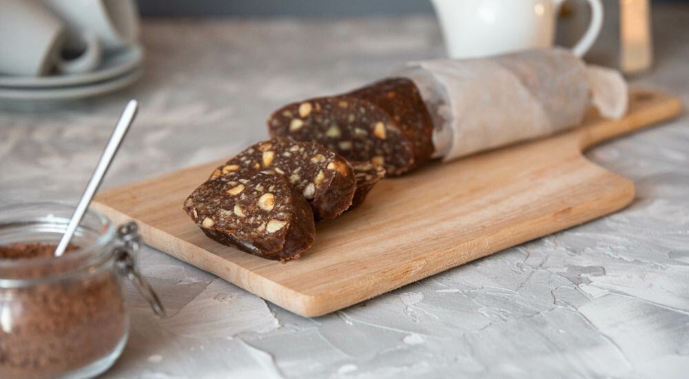 Recette facile pour apprendre à réaliser un saucisson au chocolat à la maison !