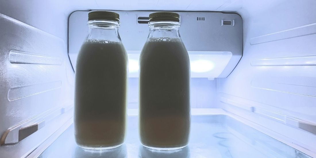 Les durées de conservation du lait ouvert au frigo