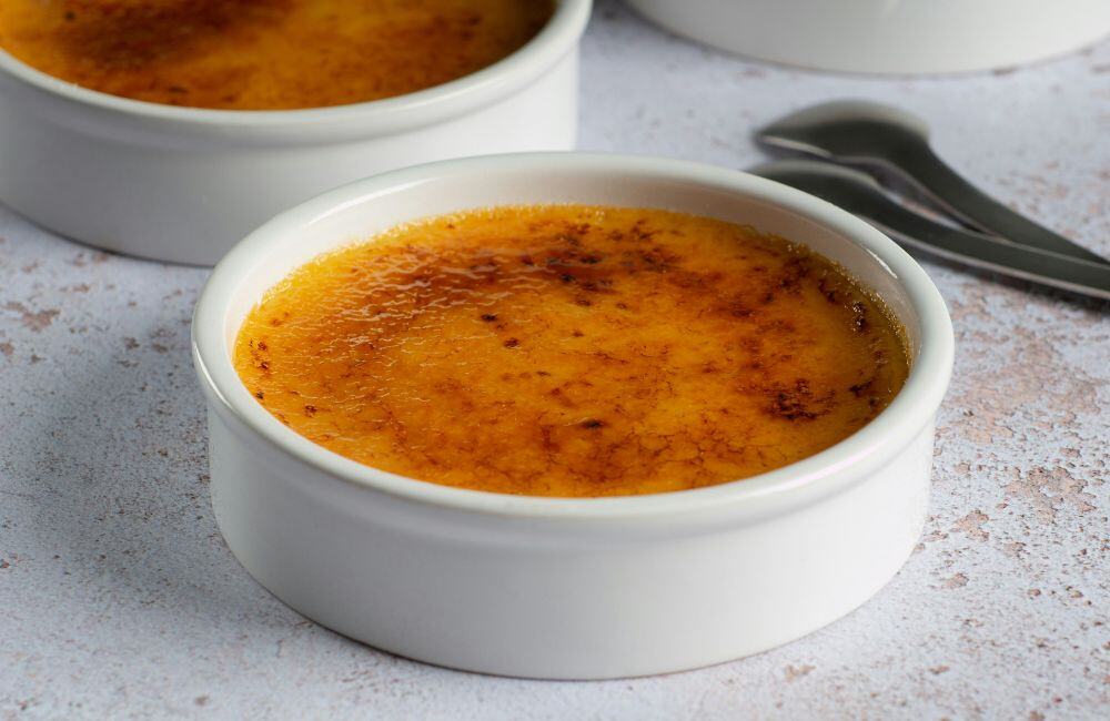 Recette française de crème brûlée