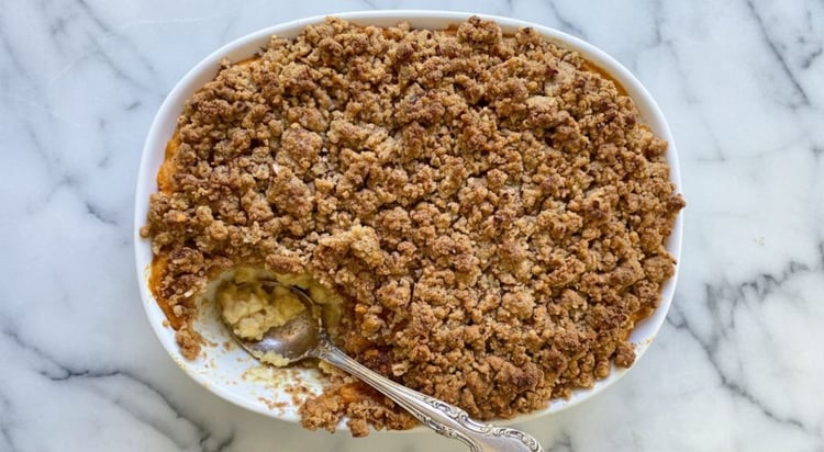 7. Crumble à la banane
