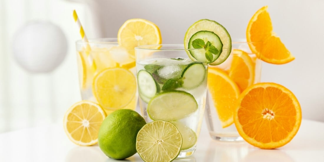 3) La limonade maison et les eaux aromatisées