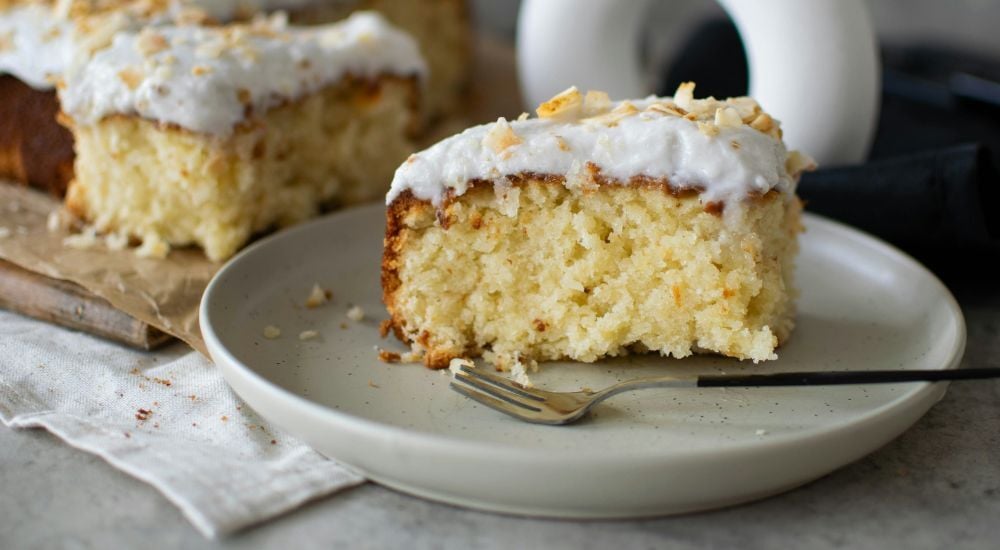 9. Gâteau fondant à la banane et coco