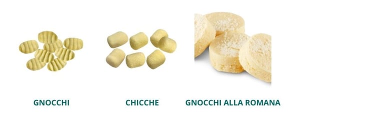 Les gnocchi et assimilés