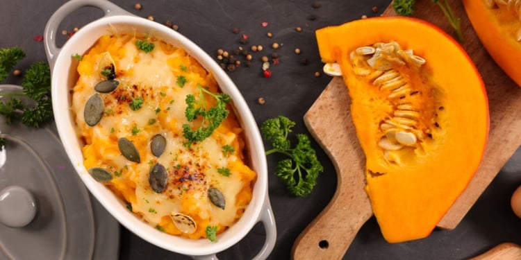 Recette de gratin de courge butternut