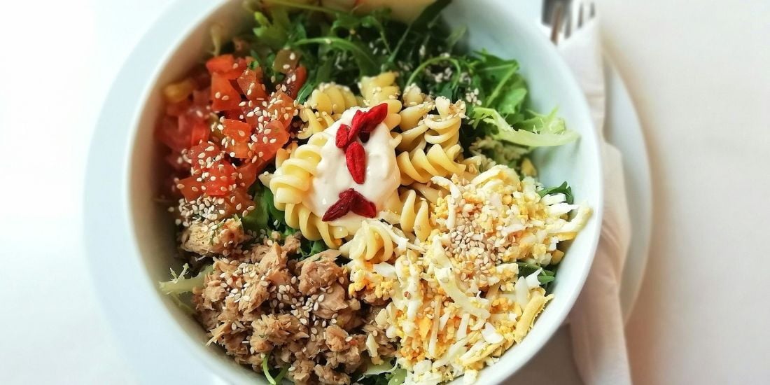 1. Salade de pâtes complète