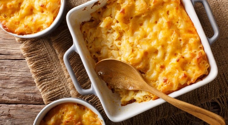 Le mac and cheese, un gratin de pâtes plein de fromage que les américains adorent