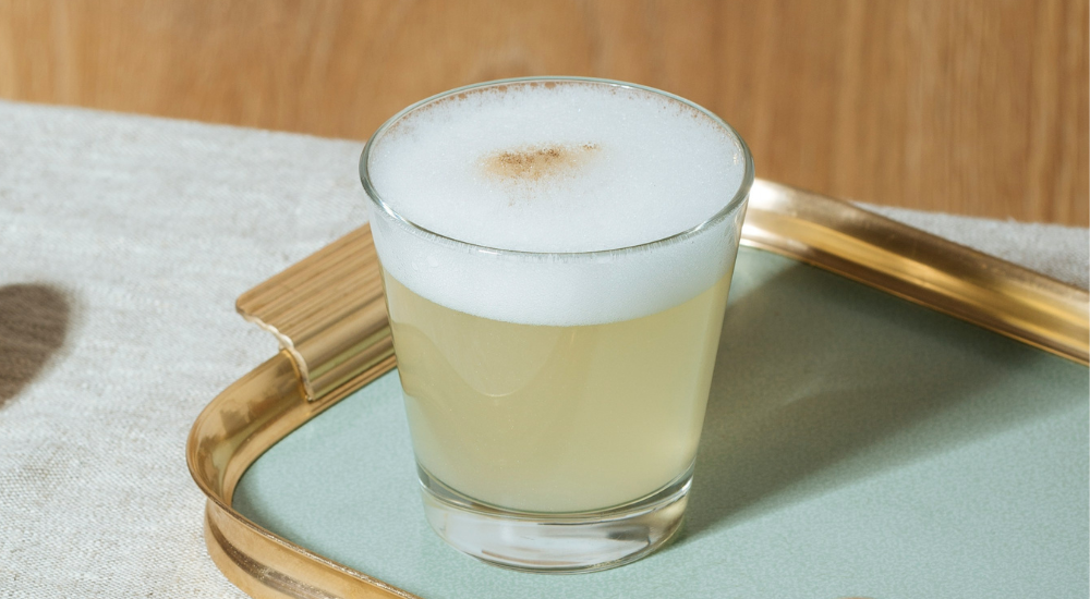 Cocktail avec des blancs d'oeufs