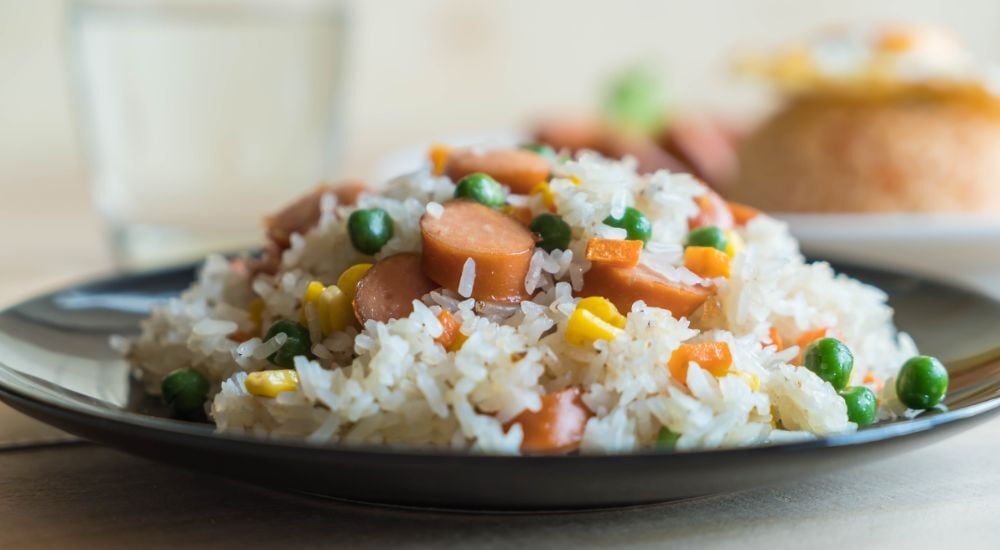 Recette de riz cantonais express