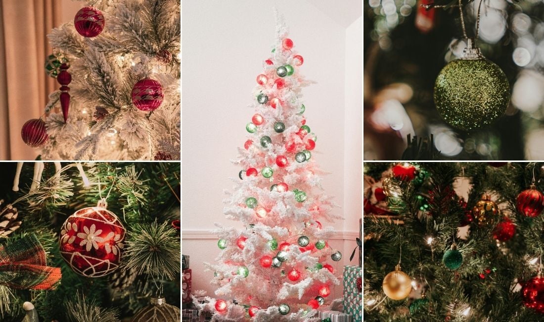 Décor de sapin traditionnel