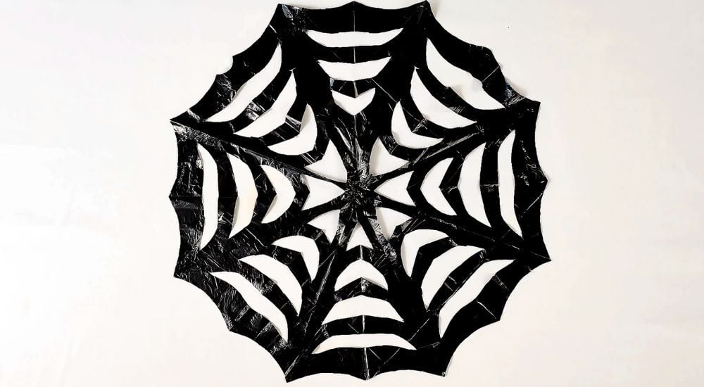 Tutoriel pour faire un set de table en toile d'araignée pour halloween