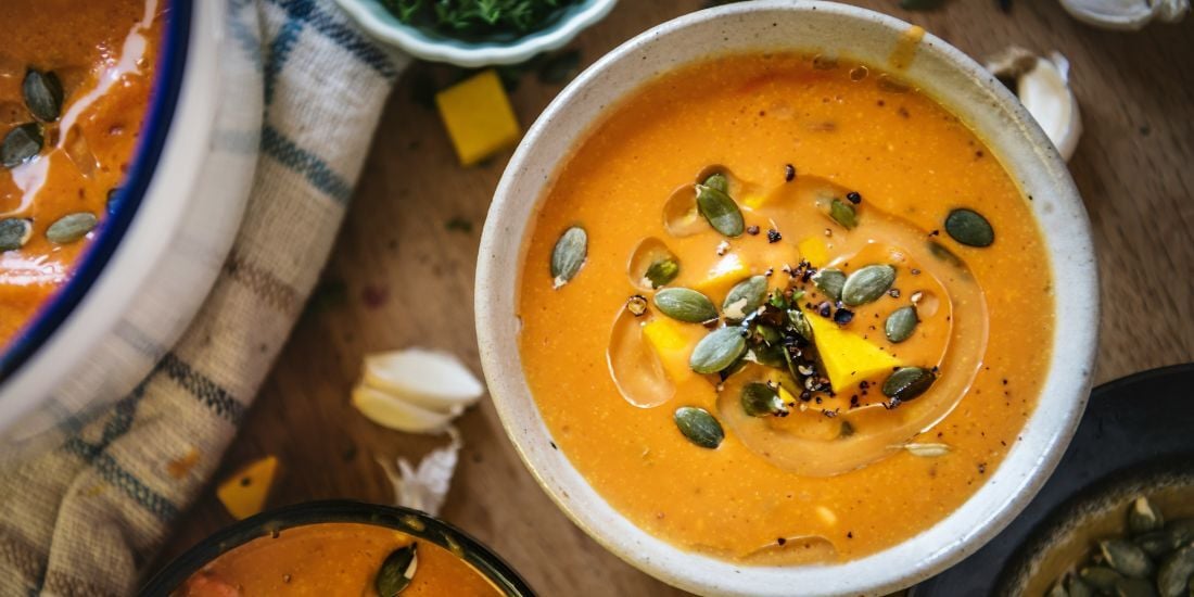 Soupe onctueuse au potiron