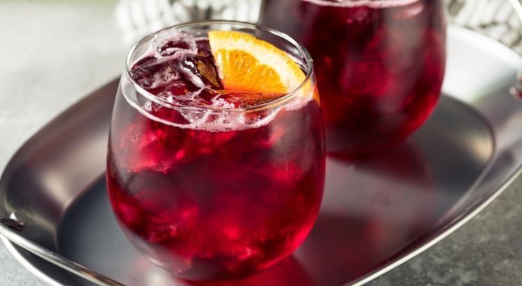 Spritz au jus de cranberry
